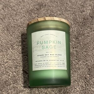 Leoben Co. Pumpkin Sage Scented Single Wick Candle 9 oz